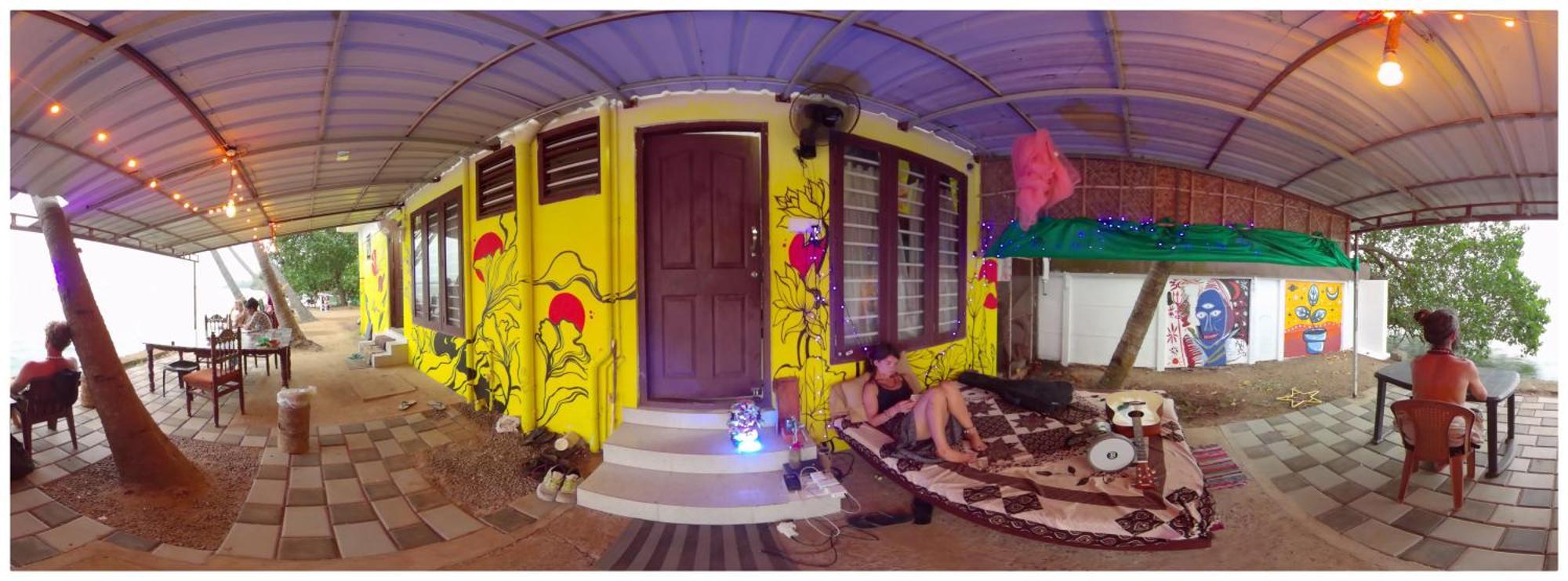 Santa Maria Hostel Munroe Island Mundrothuruth Экстерьер фото